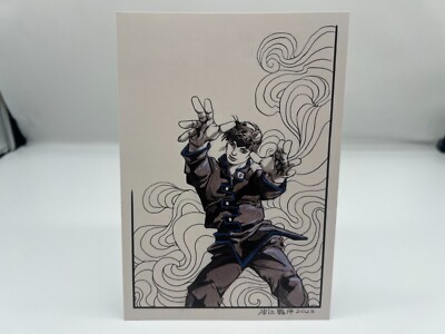 Hirohiko Araki Illustration Card JoJo Exhibition Limited Japan