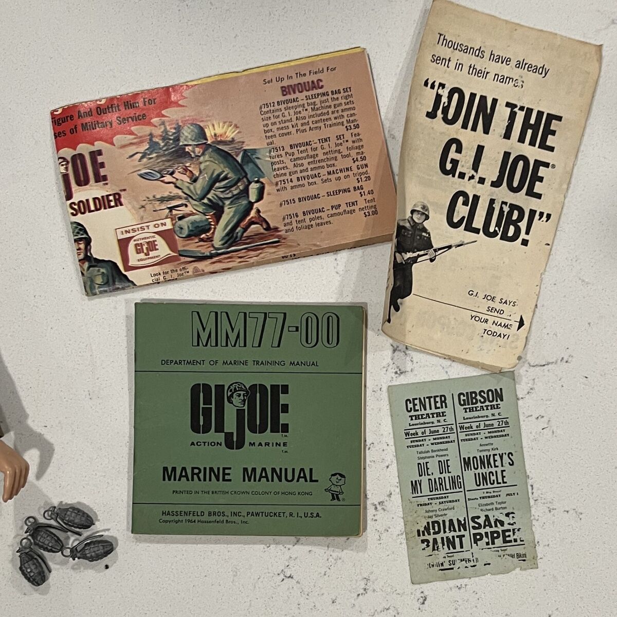1964 Hasbro - G.I. Joe Action Soldier Figure #7500 in 1964 Hasbro - G.I. Joe Action Soldier Figure #7500 in