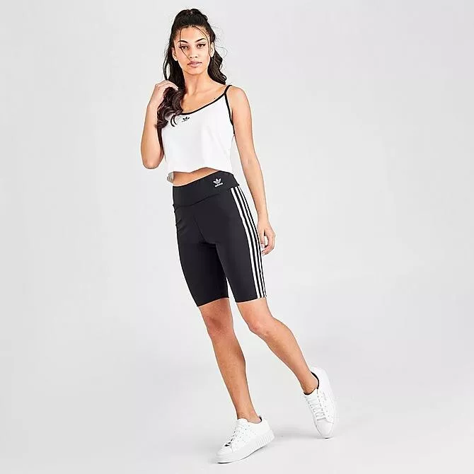 adidas Originals Womens Shorts/Bicycle Shorts - Black