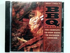 Easy Chef's BBQ Master CD-ROM Guía Cocina Exterior Recetas Parrilla Nuevo