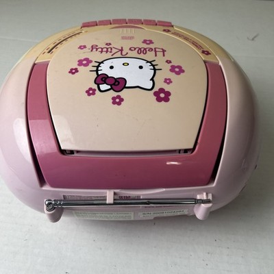 Hello Kitty AM/FM Radio Cassette Recorder CD Player Boombox FOR
