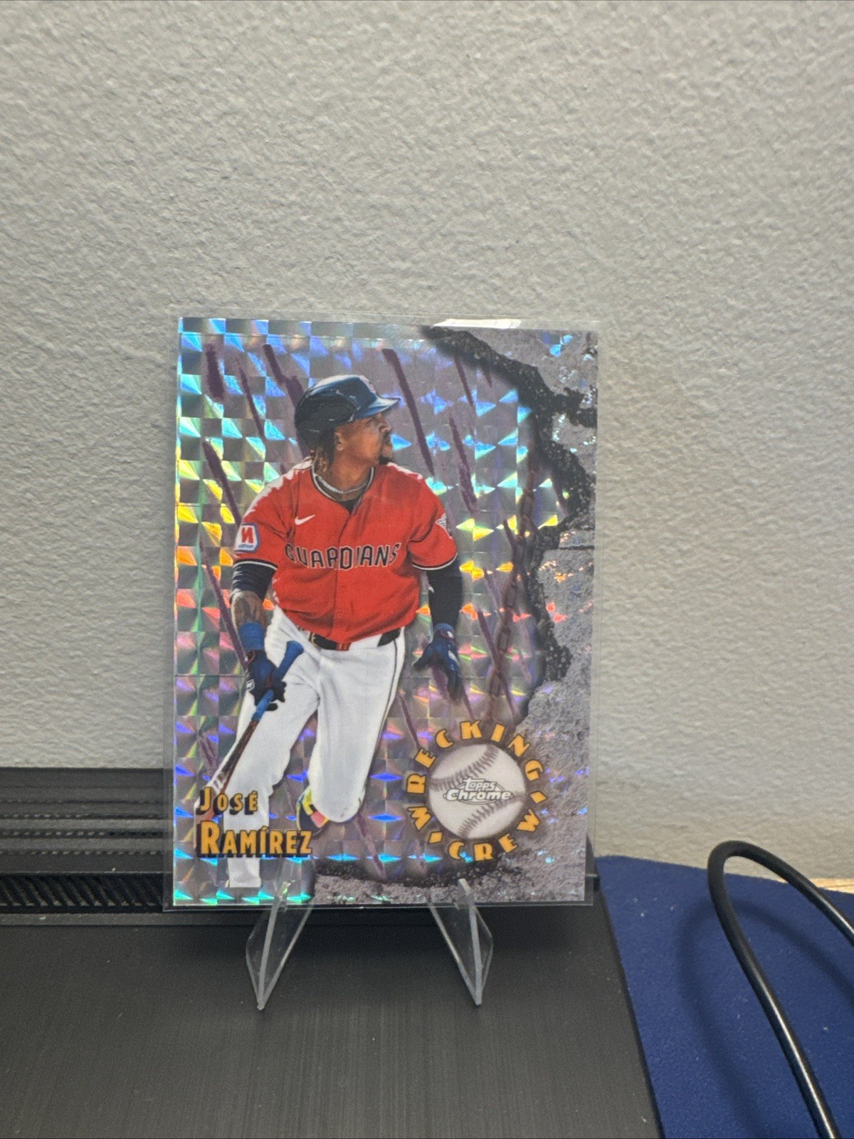 2026 Topps Chrome Jose Ramirez WRECKING CREW SILVER GEOMETRIC 