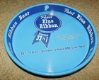 Vintage Rare Pabst Blue Ribbon Blended 33 to 1 Beer Tray heavy metal VGC