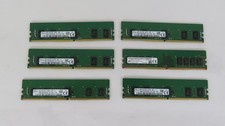 Lot of 6 8GB 1Rx8 PC4-2400T 2400MHz DDR4 DESKTOP RAM MICRON HYNIX MEMORY