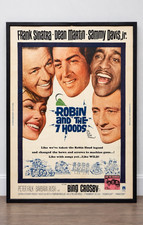 Robin and the 7 Hoods Original Movie Poster - Sinatra Martin Davis Jr. Crosby