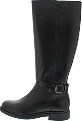 Marc O Polo Flat Heel Long Boot Damen Langschaftstiefel schwarz