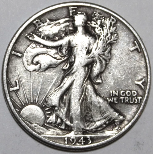 1943-P Walking Liberty Half Dollar - Very Fine - #0934EC