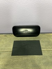 Coach Original Black Sunglasses eyeglass Case Hard Clamshell with cleaning cloth