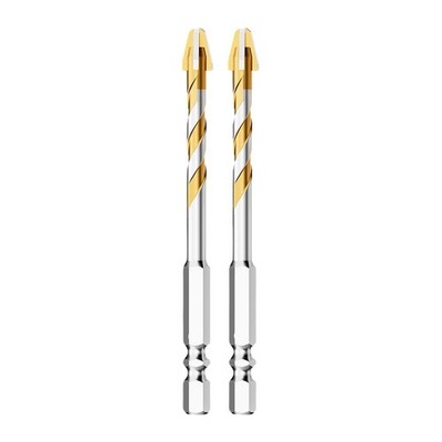 Efficient Drilling with 2PCS 9 Blade Eccentric Drill Bits for Hard Materials