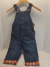 oshkosh overalls 3t flannel lined NWT