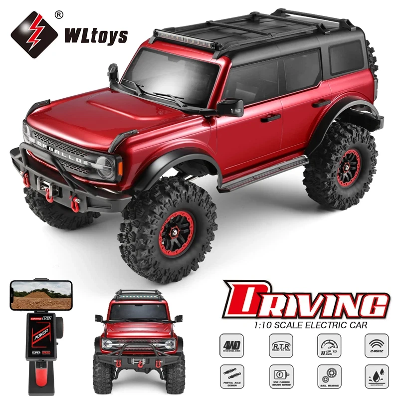 Wltoys 104020 1/10 Profesional RC Coche Todoterreno 4X4 2.4G 4x4 Control Remoto Coches Foto 2 de 4