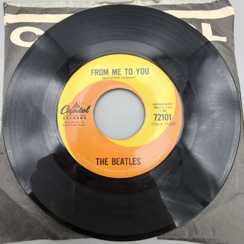 THE BEATLES From Me To You / Thank You Girl 1963 72101 45 VG