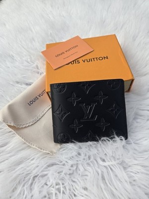 Louis Vuitton Monogram Black Bifold Men's Wallet