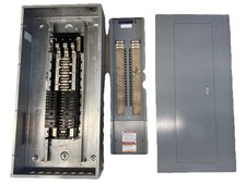 Square D 225A MLO 3 Pole Phase Panel W/Breakers QO QOB 120/208/240v NQOD W/Neut.