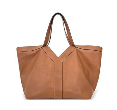Saint Laurent Leather Y Tote Bag Brick B1112C098 153099766 [P]