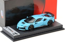 BBR Ferrari SF90XX Baby Blue 1:43 Resin Model Car Base Carbon - Limited 20 pcs