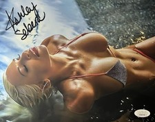 WWE TNA Sexy Dana Brooke/Ash By Elegance Signed 8x10 Metallic Photo With JSA COA