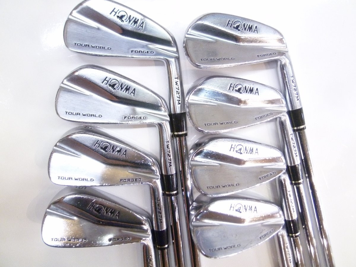 HONMA TOUR WORLD TW 727M FORGED Iron DG S200 3I 10I (8 pcs) | eBay