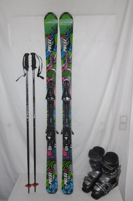 TECNO '' PULSE '' TOP SKI ALLROUND CARVER 154 CM + SKISCHUHE GR: 43 IM SET