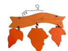 10" X 7" Autumn/Fall   Yellow/orange/Red Leaves - Hanging Welcome Door/wall Sign — photo 4