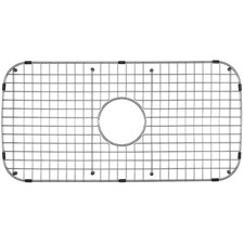 26.81 In. X 13.39 In. Center Drain Heavy-Duty Stainless Steel Sink Protector