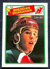 Brendan Shanahan O-Pee-Chee rookie card 122, 1988-89 NHL. rookie card picture