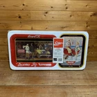 VINTAGE Coca Cola Tray Assortment No. 8000 4 Metal Trays Coke collectible Vtg