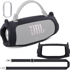 Co2Crea Silicone Case for JBL Charge 6 Portable Waterproof Bluetooth Speaker, Po