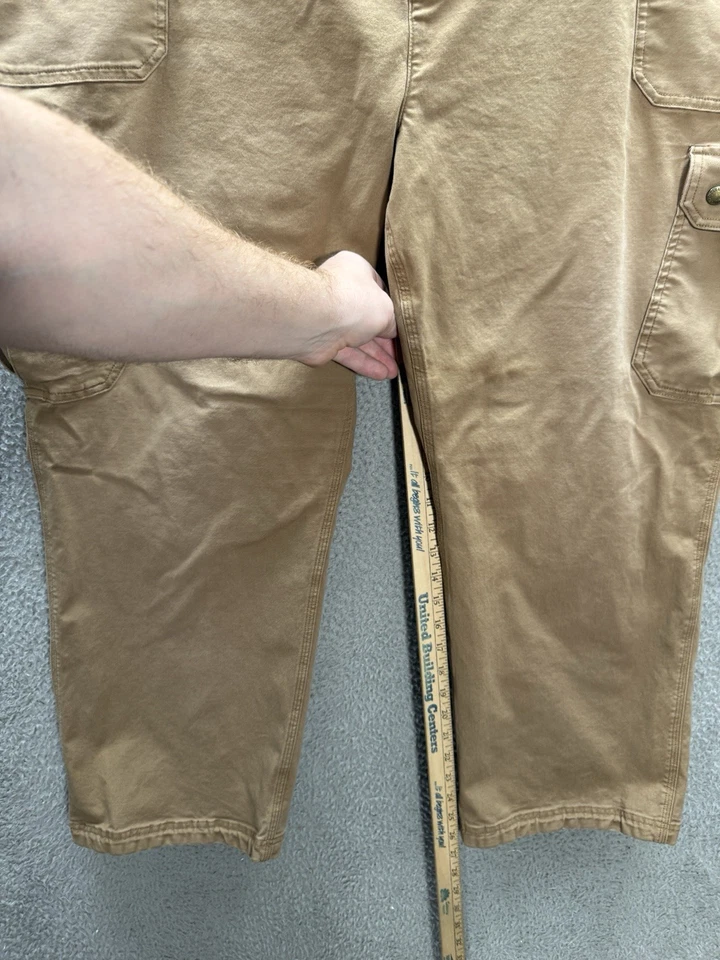 Duluth Trading Co Pants Womens 30Wx29 Brown Flex Fire Hose Cargo Curvesetter - Image 4 of 4