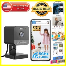 1080P Plug-In Indoor Security Camera with Dual Band WiFi  Motion Detection