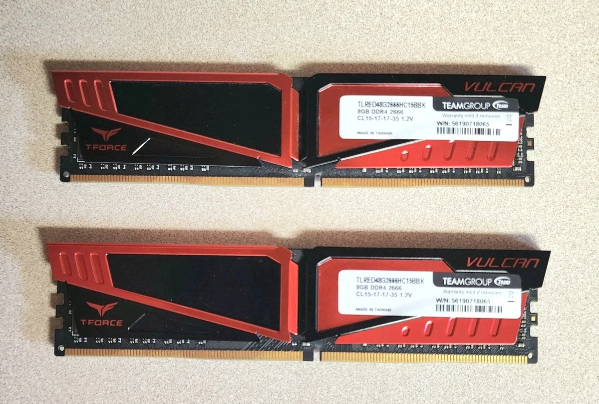Team Group DDR4 SDRAM 8 GB Capacity per Module Memory (RAM) for