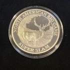 1 Oz Silver Round – North American Big Game Super Slam Roosevelt Elk – .999 Fine