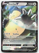 Sword & Shield Snorlax V 141/202 Near Mint Holo Pokemon UR Tcg Card on eBay
