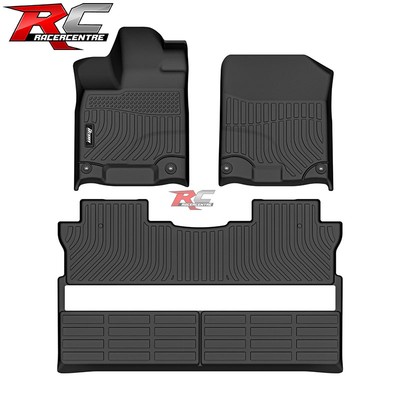 Fits 17-25 Honda Ridgeline Heavy Duty TPE Floor Mats 3D Carpet Liner Protector