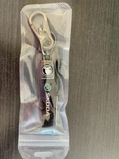 Genuine Leather Car Skoda Car Ring Premium Metal Keychain Lanyard Black NEW