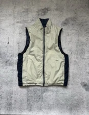 Vintage Nike Vest Embroidered Y2K Logo Men's M Size White