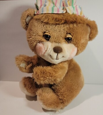 Fisher-Price Teddy Beddy Bear オルゴール VTG 1985 Fisher Price Teddy Beddy Bear Bedtime Plush Sleepy