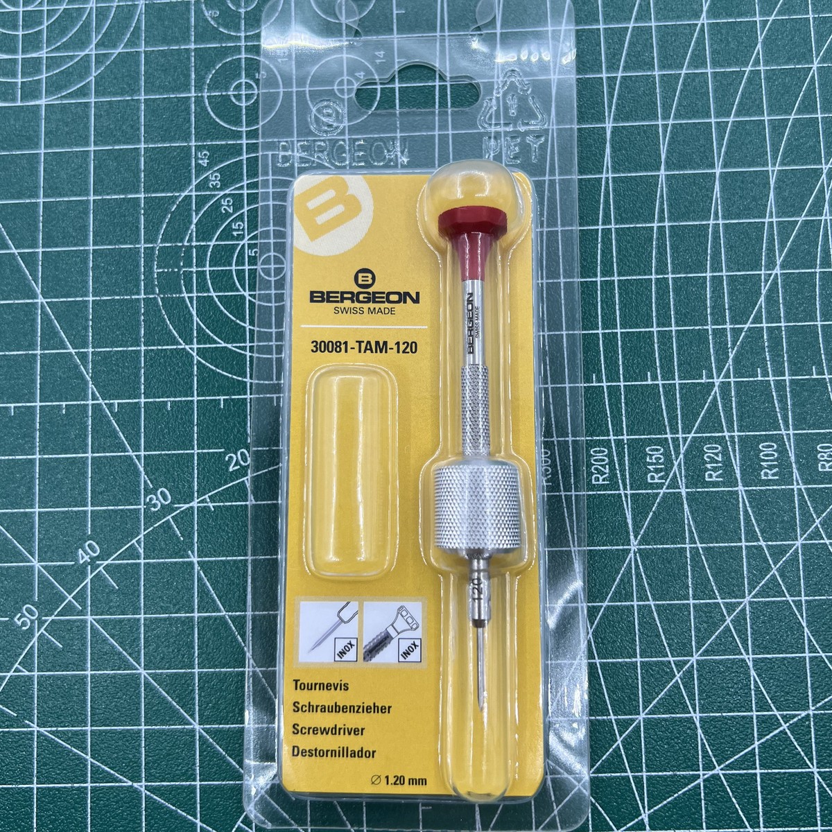 Bergeon 30080-A-10 DI 1.40 Spare blade, 1,4 mm, Slot (V), 10 pieces