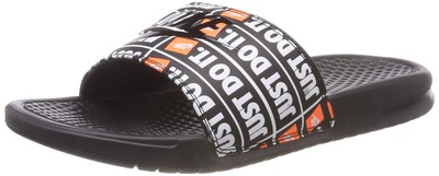 Men's Nike Benassi JDI Print ''Just Do It'' Black/White (631261 016) - 4