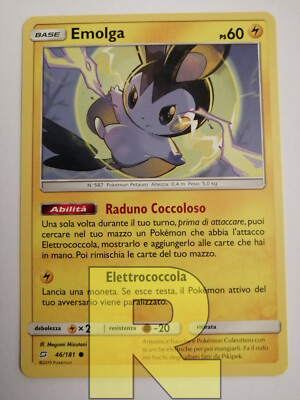 Emolga   Team Game 46/181   Municipal   Pokemon   Italian