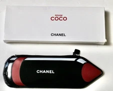 CHANEL patent vinyl pencil make-up case COCO Rouge