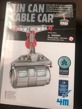 Educational Tin Can Cable Car Project Hobby Kids Science Mechanic Kit DIY