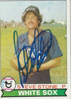STEVE STONE CHICAGO WHITE SOX SIGNED 1979 TOPPS CARD #227 | eBay
