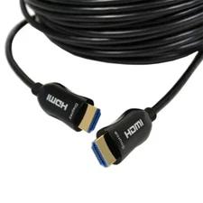 Logico HDFB30BK Super High-Speed FIBER OPTIC HDMI CABLE 4K Ultra HD (60 ft.)