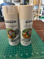New 2-pack lot RUSTOLEUM Imagine Foam Craft Spray Paint Primer 12 Oz 345657