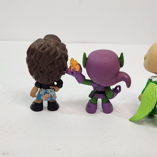 Funko Spider-Man Mystery Minis Vinyl Figures X4 Bobble Head Marvel 2.5" - Picture 5 of 6