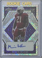 MARVIN WILSON ROOKIE #/D 14/50 BROWNS 2021 LEAF FLASH AUTOGRAPH FLORIDA STATE RC