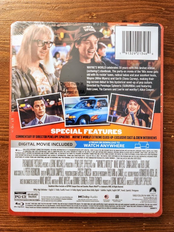 Wayne's World - 30th Anniversary Limited Edition [Steelbook] [Blu