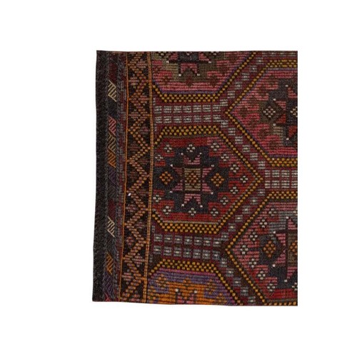 Hallway Kilim Runner Rug Vintage Handmade Cottage Decor Kitchen Rug 2'11" X 9'5" - Picture 7 of 12