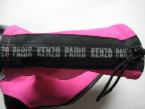 Botas tobillo Kenzo 38 neopreno rosa/negro ¡NUEVAS!¡! - Imagen 7 de 9